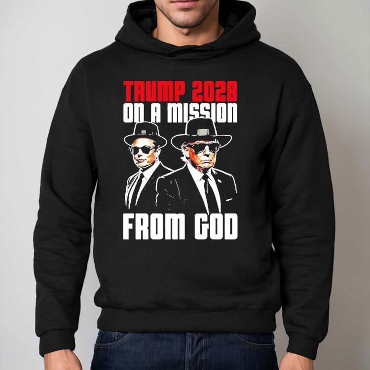 Divine mission inspired Trump 2028 and Elon Musk t-shirt Divine mission inspired Trump 2028 and Elon Musk t-shirt