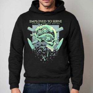 Eternal Forward Motion Skull Design On Trendy Hoodie