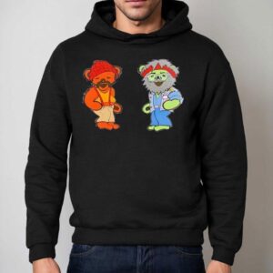 Funny Stoner Bear Design T-shirt 2 Funny Stoner Bear Design Hoodie