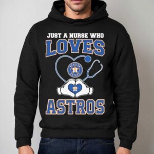 Houston Astros Fan Shows Team Spirit With Heart Hands Tshirt 2 Houston Astros Fan Shows Team Spirit With Heart Hands T Hoodie