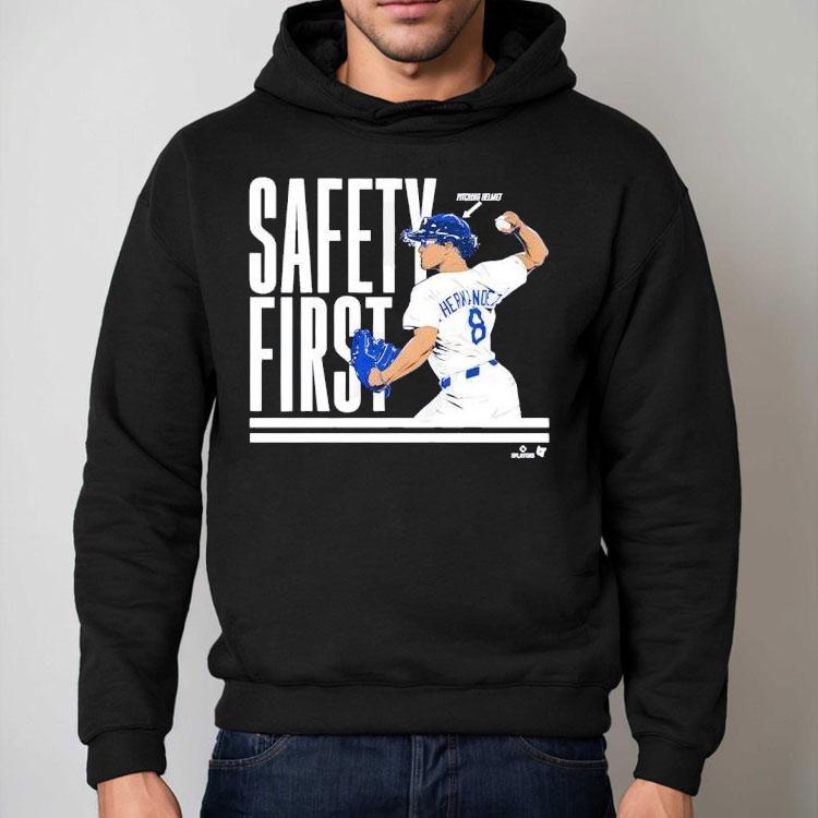 Kike Hernandez honors Dodgers with safety themed t-shirt Kike Hernandez honors Dodgers with safety themed t-shirt