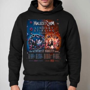 Lindsey Stirling Halestorm Tour Exclusive Duality Design T Hoodie