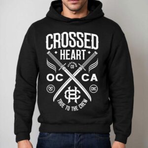 Loyal Crew Design With Heart And Sword Art Hoodie