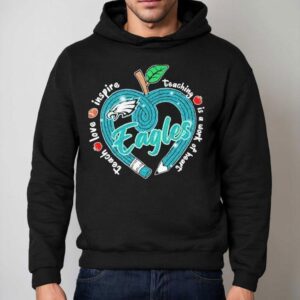 Philadelphia Eagles spread love and inspiration with heartfelt teaching apple t-shirt 2 Philadelphia Eagles Spread Love And Inspiration With Heartfelt Teaching Apple Hoodie
