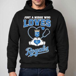 Royals fan nurse shows team spirit with heart hands t-shirt 2 Royals Fan Nurse Shows Team Spirit With Heart Hands Hoodie