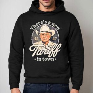 Rugged Outlaw Style Meets Modern Trade Policies Hoodie