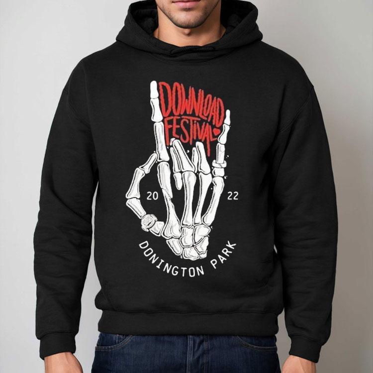 Skeleton hands design rocks Download Fest 2022 lineup tshirt Skeleton hands design rocks Download Fest 2022 lineup tshirt