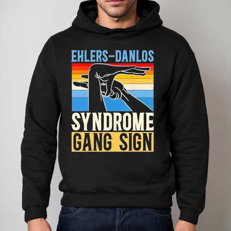 Unique hand gesture design for EDS awareness t-shirt Unique hand gesture design for EDS awareness t-shirt