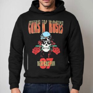 Vintage Guns N Roses Concert Tour Hoodie