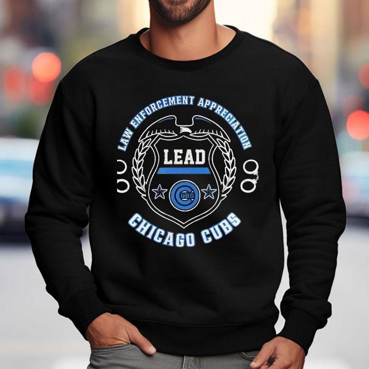 2025 Chicago Cubs tribute to police officers t-shirt 2025 Chicago Cubs tribute to police officers t-shirt