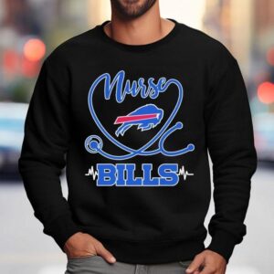 Buffalo Bills medical pro stethoscope design tshirt 3 Buffalo Bills Medical Pro Stethoscope Design T Sweatshirt