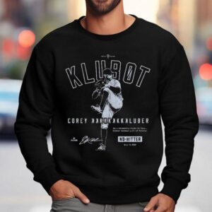 Celebrate Corey Klubers historic no hitter with this exclusive tshirt 3 Celebrate Corey Klubers Historic No Hitter With This Exclusive T Sweatshirt