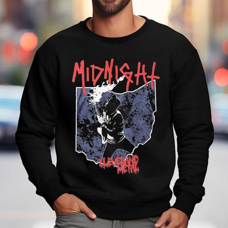 Dark Cleveland Band Design Tshirt Dark Cleveland Band Design Tshirt