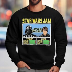 Darth Vader Battles Luke In Epic Star Wars T Sweatshirt