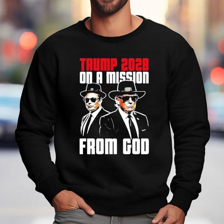 Divine mission inspired Trump 2028 and Elon Musk t-shirt Divine mission inspired Trump 2028 and Elon Musk t-shirt