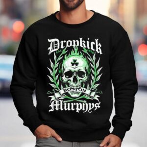 Dropkick Murphys announce 2025 tour with vintage Boston skull design t-shirt 3 Dropkick Murphys Announce Tour With Vintage Boston Skull Design Sweatshirt