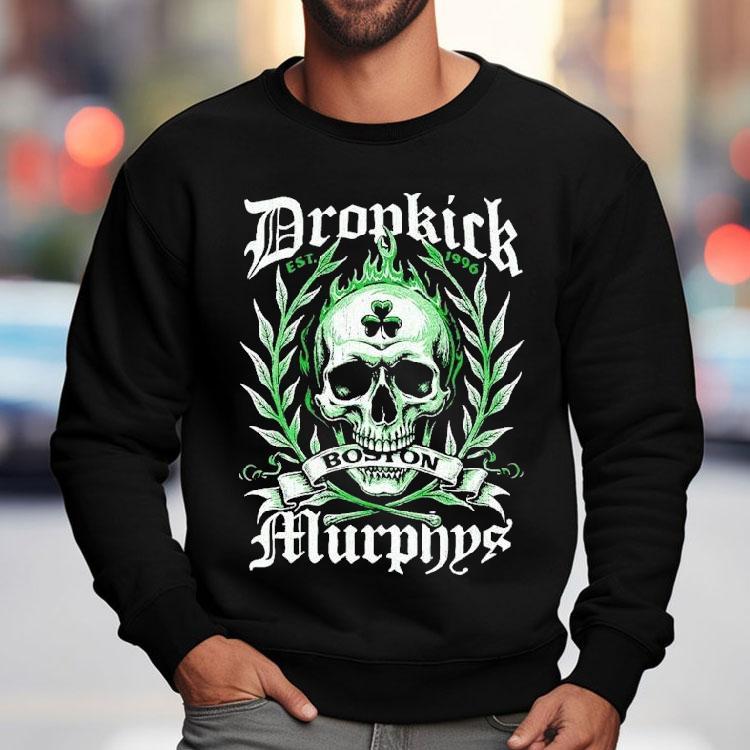 Dropkick Murphys announce 2025 tour with vintage Boston skull design t-shirt Dropkick Murphys announce 2025 tour with vintage Boston skull design t-shirt