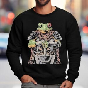 Eco warrior battles woolly menace on cool t-shirt 3 Eco Warrior Battles Woolly Menace On Cool Sweatshirt