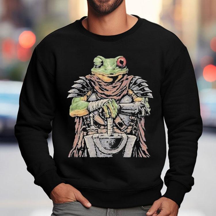 Eco warrior battles woolly menace on cool t-shirt Eco warrior battles woolly menace on cool t-shirt
