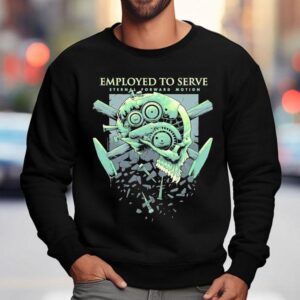 Eternal Forward Motion Skull Design On Trendy Sweatshirt