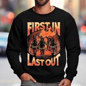 Heroic Firefighter First Responder T Sweatshirt