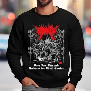 Indigenous Death Doom Inspired By Ancient Fire Rituals T Sweatshirt