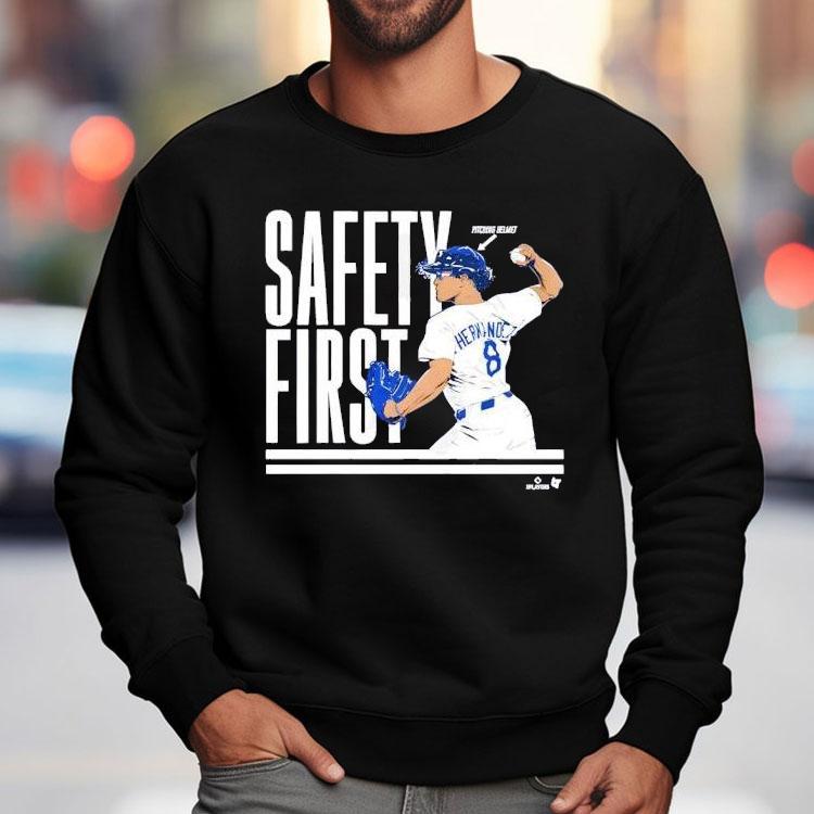 Kike Hernandez honors Dodgers with safety themed t-shirt Kike Hernandez honors Dodgers with safety themed t-shirt
