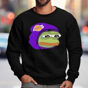 Lakers fan heartbreak in this Pepe frog t-shirt 3 Lakers Fan Heartbreak In This Pepe Frog Sweatshirt