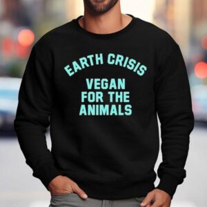 Stand For Animal Rights With This Earth Inspired Vegan T-Shirt 3 Stand For Animal Rights With This Earth Inspired Vegan Sweatshirt