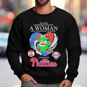 Strong Women Who Know Baseball And Adore The Phillies Mascot Deserve This Awesome T Sweatshirt