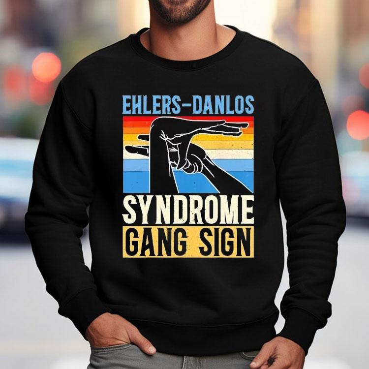 Unique hand gesture design for EDS awareness t-shirt Unique hand gesture design for EDS awareness t-shirt