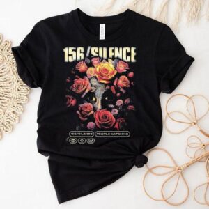 156 Silence People Watching Flower Eyes Shirt