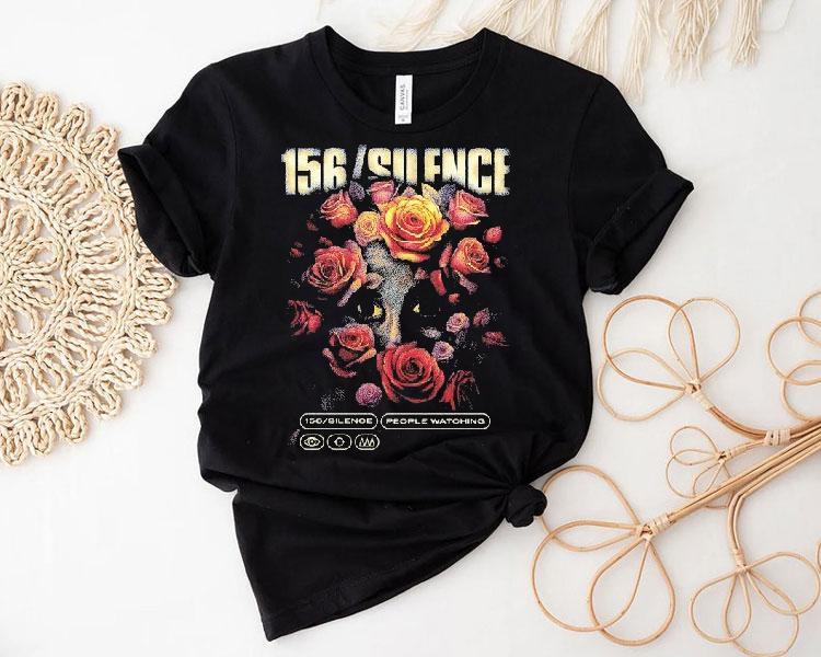 156 Silence People Watching Flower Eyes Shirt 156 Silence People Watching Flower Eyes Shirt