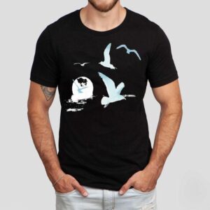 1989 Seagull Boxy Cherry Lips Crystal Skies Shirt