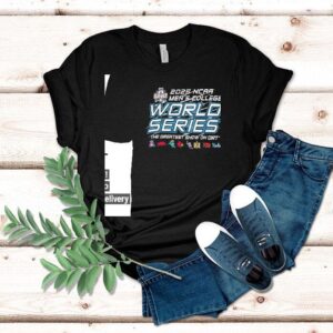 2025 Ncaa Men’s College World Series The Greatest Show On Dirt 8 Teams Logo Shirt