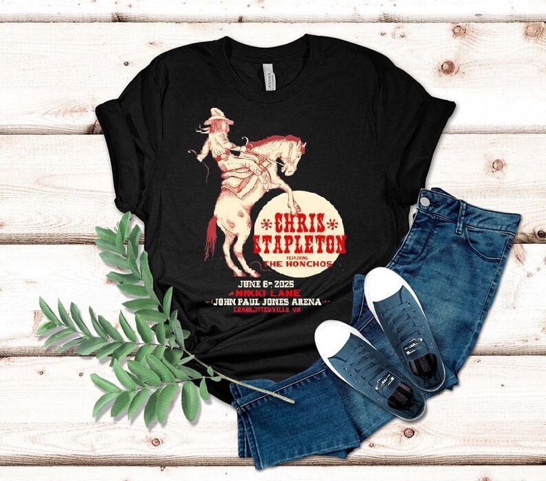 6.6.25 Charlottesville Va Chris Stapleton Shirt 6.6.25 Charlottesville Va Chris Stapleton Shirt