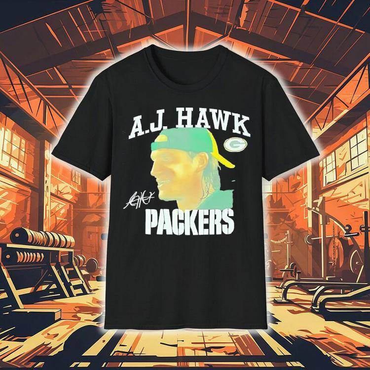 Aj Hawk Green Bay Packers Signature Shirt Aj Hawk Green Bay Packers Signature Shirt