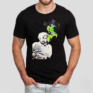 Albert Einstein Smoking Colors Shirt