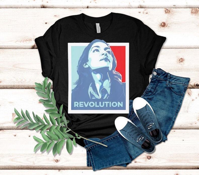Alexandria Ocasio Revolution Graphic Shirt Alexandria Ocasio Revolution Graphic Shirt