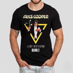 Alice Cooper Welcome To My Nightmare City In Bologna It 2025 Shirt