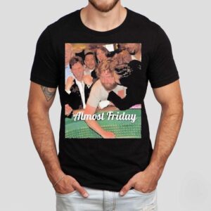 Almost Friday Hangover Cheek Kiss Shirt Almost Friday Hangover Cheek Kiss Shirt