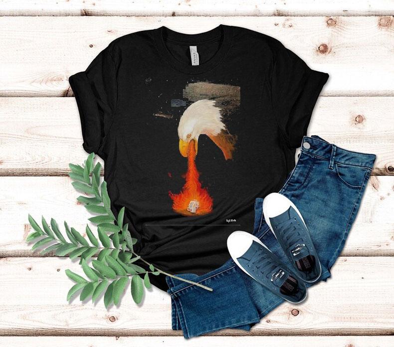 American Eagle Vs. Ice Flames Shirt American Eagle Vs. Ice Flames Shirt