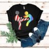 American Kicking Lgbt Pride Shirt