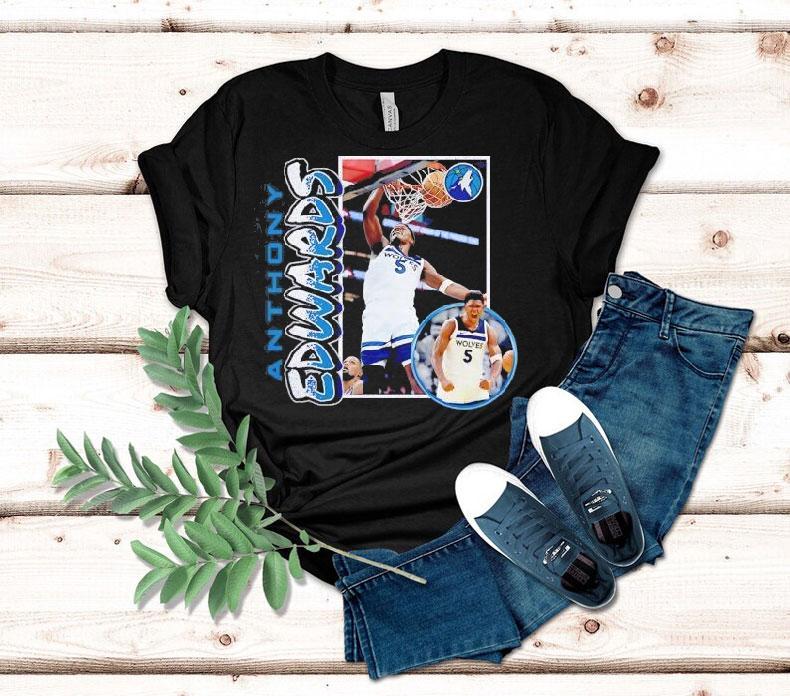 Anthony Edwards Minnesota Timberwolves ’90s Player Shirt Anthony Edwards Minnesota Timberwolves ’90s Player Shirt