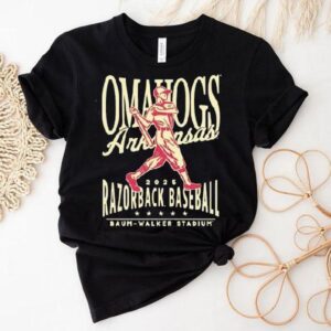Arkansas Razorbacks Omahogs Baseball Baum Walker Stadium 2025 Shirt