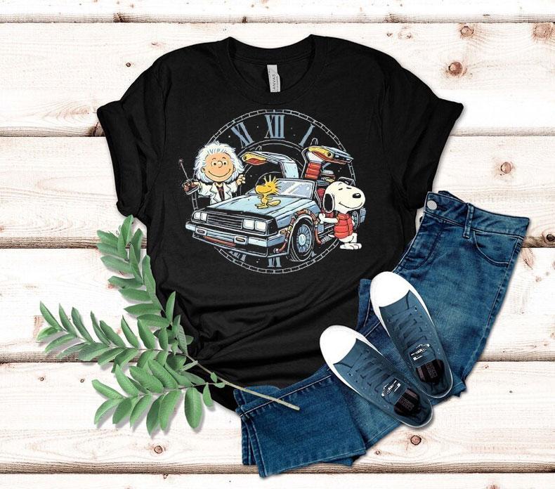 Back To The Future Style Of Peanuts Shirt Back To The Future Style Of Peanuts Shirt