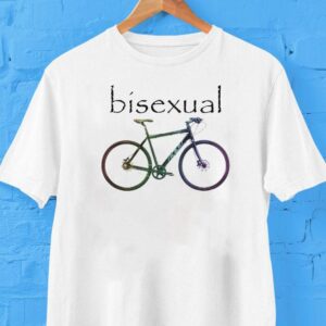 Bisexual Pride Rainbow Bike Shirt
