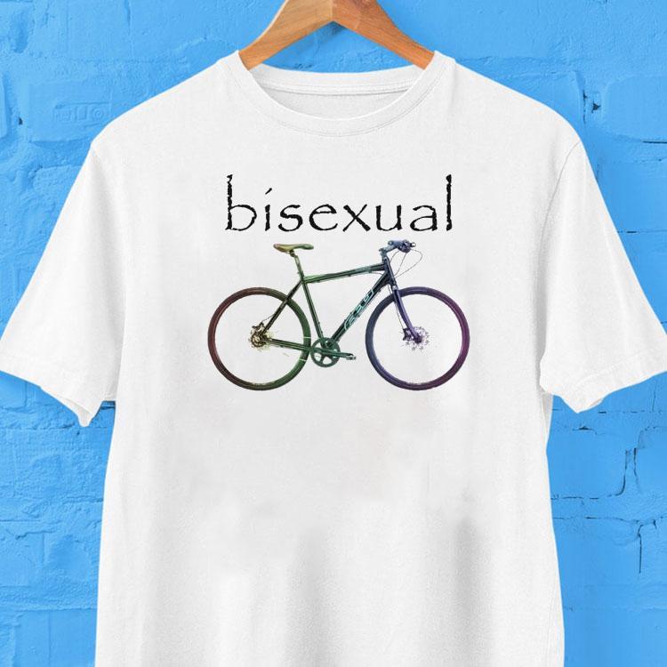 Bisexual Pride Rainbow Bike Shirt Bisexual Pride Rainbow Bike Shirt