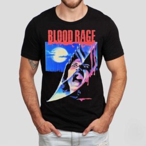 Blood Rage Knife Horror Movie Shirt
