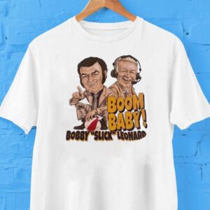 Bobby Leonard Boom Baby Bobby Slick Leonard Caricature Tshirt